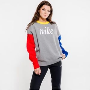 Nike multi color sweater